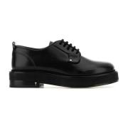 Zwarte leren veterschoenen Ami Paris , Black , Heren