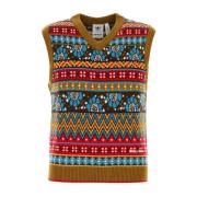 Geborduurd mengsel Wales Bonner vest Adidas , Multicolor , Heren