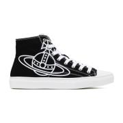 Zwarte High Top Sneakers Vivienne Westwood , Black , Heren