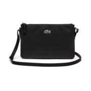 Iconische Crossbody Tas Lacoste , Black , Dames