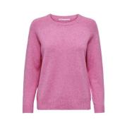 Kings Pullover Carmine Rose/Melange Only , Pink , Dames