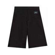 Zwarte Gebreide Studio Shorts Minimalistisch Ontwerp Oamc , Black , He...