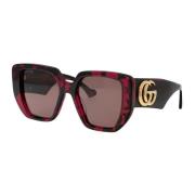 Stijlvolle zonnebril Gg0956S Gucci , Brown , Dames