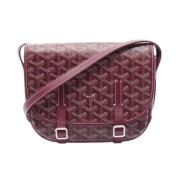 Pre-owned Canvas crossbody-bags Goyard Vintage , Red , Dames