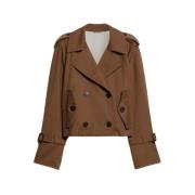 Waterdichte Druppelvrije Jas Max Mara Weekend , Brown , Dames