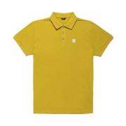 Geel Katoenen Poloshirt voor Mannen RefrigiWear , Yellow , Heren