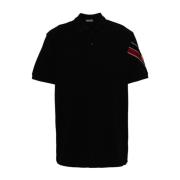 Klassieke Polo Shirt Moncler , Black , Heren