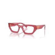 Vista Stijlvolle Zonnebril Miu Miu , Red , Unisex