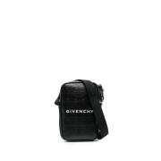 Zwarte Schoudertas Stijlvol Statement Givenchy , Black , Heren