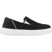 Sport Mesh Sneakers Hey Dude , Black , Heren