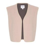 Elegante Icariasz Vest Jas Room Saint Tropez , Beige , Dames