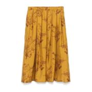 Elegante A-Lijn Rok Fabiana Filippi , Yellow , Dames