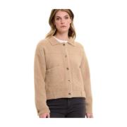 Bubbly Boxy Jas Rino&Pelle , Beige , Dames