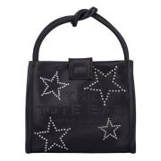 Satin Mini Tote Tas Marc Jacobs , Black , Dames