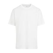 Witte korte mouwen T-shirt Y-3 , White , Heren