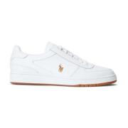 Klieke Urban Style Leren Court Sneakers Polo Ralph Lauren , White , He...