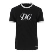 Zwarte T-shirts en Polos Dolce & Gabbana , Black , Heren