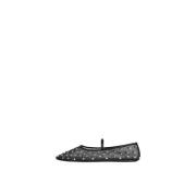 Zwarte platte schoenen Elegant stijl Jeffrey Campbell , Black , Dames