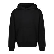 Zwarte Hoodie Lente-Zomer 2025 Diesel , Black , Heren