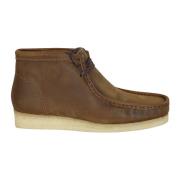 Klassieke Wallabee Stijl Boot Clarks , Brown , Heren