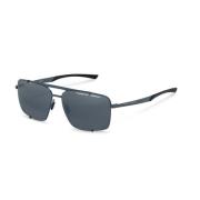 Blauw Spiegel Zilveren Zonnebril Porsche Design , Black , Dames