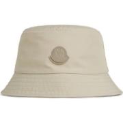 Patch Bucket Hat Moncler , Beige , Dames