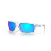 Sportieve zonnebril met zwarte lenzen Oakley , White , Unisex