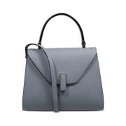 Mini Tas Iside Poeder Valextra , Blue , Dames