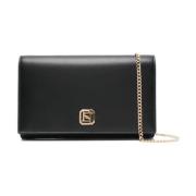 Stijlvolle Schoudertas voor Vrouwen Elisabetta Franchi , Black , Dames