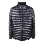 Nylon Down Jacket met Rits Belstaff , Black , Heren