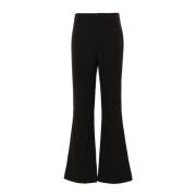 Klassieke Straight Leg Broek Moschino , Black , Dames