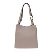 Schoudertas Nuvola Mini Furla , Beige , Dames