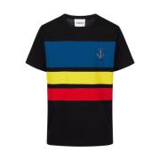 Zwart T-shirt uit de Re-Edit collectie Iceberg , Multicolor , Heren