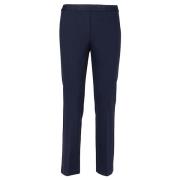 Blauwe Cigarette Fit Broek Skills & Genes , Blue , Dames