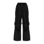 Wijde broek MM6 Maison Margiela , Black , Dames