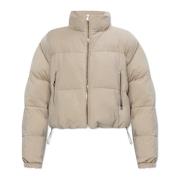 Omkeerbaar gewatteerd jack Versace , Beige , Dames