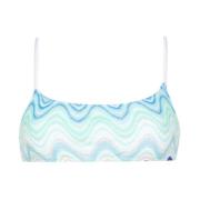 Wave Jacquard Bandeau Badpak MC2 Saint Barth , Multicolor , Dames