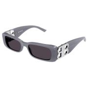 Zonnebril met Vierkant Frame in Goud Chloé , Gray , Dames