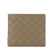 Pre-owned Leather wallets Bottega Veneta Vintage , Beige , Dames