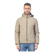 Heren Softshell Hoodie Jas YES ZEE , Beige , Heren