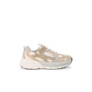 Atletiekgeïnspireerde sneakers met EVA-rubberen zool Iceberg , Beige ,...