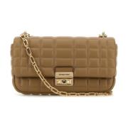 Tribeca Leren Schoudertas Michael Kors , Brown , Dames