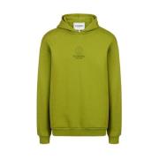 Hoodie met monogramlogo Iceberg , Green , Heren