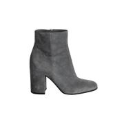 Pre-owned Suede boots Gianvito Rossi Pre-owned , Gray , Dames