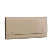 Pre-owned Leather wallets Celine Vintage , Beige , Dames