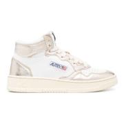 Medalist Mid Bicolor High Top Sneakers Autry , White , Dames