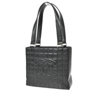 Pre-owned Leather chanel-bags Chanel Vintage , Black , Dames