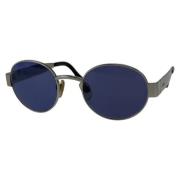 Pre-owned Glass sunglasses Chanel Vintage , Gray , Dames