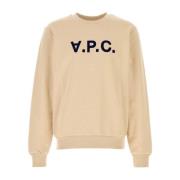 Beige Katoenen Sweatshirt A.p.c. , Beige , Heren