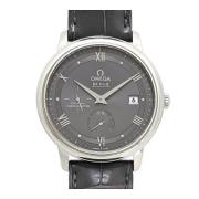 Pre-owned Leather watches Omega Vintage , Gray , Heren